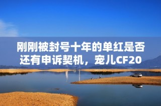 刚刚被封号十年的单红是否还有申诉契机，宠儿CF2022音效卡引发新讨论