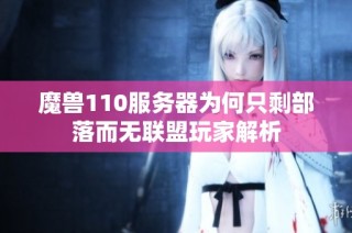 魔兽110服务器为何只剩部落而无联盟玩家解析