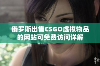 俄罗斯出售CSGO虚拟物品的网站可免费访问详解