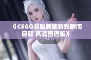 《CSGO暴躁阿姨精彩瞬间回顾 高清国语版》