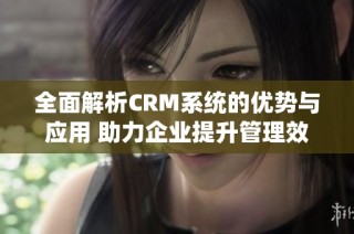 全面解析CRM系统的优势与应用 助力企业提升管理效率与客户满意度