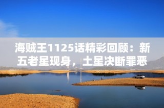 海贼王1125话精彩回顾：新五老星现身，土星决断罪恶人生