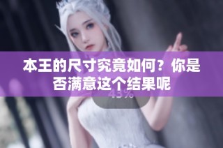 本王的尺寸究竟如何？你是否满意这个结果呢