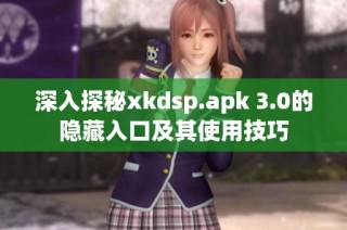 深入探秘xkdsp.apk 3.0的隐藏入口及其使用技巧