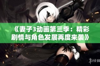 《妻子3动画第三季：精彩剧情与角色发展再度来袭》