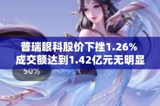 普瑞眼科股价下挫1.26% 成交额达到1.42亿元无明显增减仓