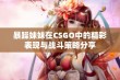 暴躁妹妹在CSGO中的精彩表现与战斗策略分享