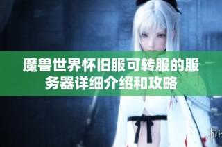 魔兽世界怀旧服可转服的服务器详细介绍和攻略