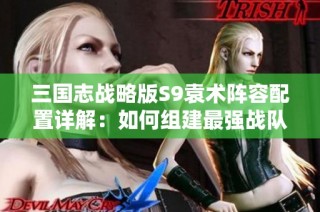 三国志战略版S9袁术阵容配置详解：如何组建最强战队秘诀揭秘