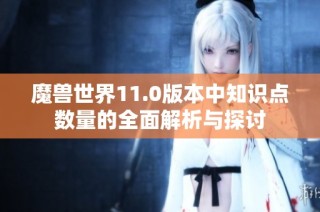 魔兽世界11.0版本中知识点数量的全面解析与探讨