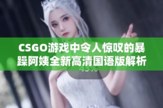 CSGO游戏中令人惊叹的暴躁阿姨全新高清国语版解析