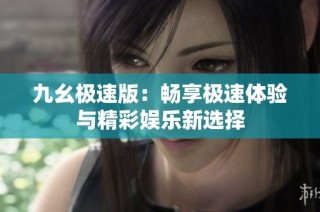 九幺极速版：畅享极速体验与精彩娱乐新选择