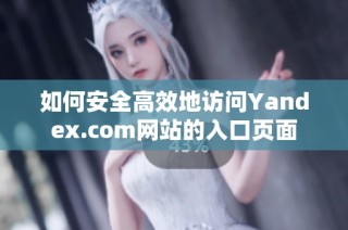 如何安全高效地访问Yandex.com网站的入口页面