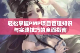 轻松掌握PMP项目管理知识与实践技巧的全面指南