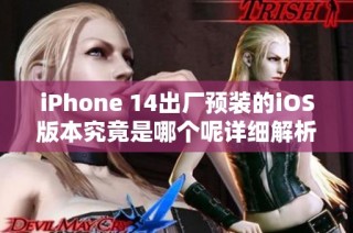 iPhone 14出厂预装的iOS版本究竟是哪个呢详细解析