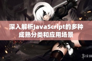 深入解析JavaScript的多种成熟分类和应用场景