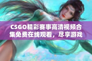 CSGO精彩赛事高清视频合集免费在线观看，尽享游戏乐趣