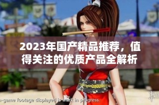 2023年国产精品推荐，值得关注的优质产品全解析