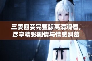 三妻四妾完整版高清观看，尽享精彩剧情与情感纠葛