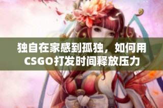 独自在家感到孤独，如何用CSGO打发时间释放压力