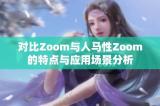 对比Zoom与人马性Zoom的特点与应用场景分析