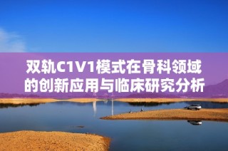 双轨C1V1模式在骨科领域的创新应用与临床研究分析