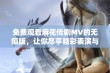 免费观看麻花传剧MV的无痕版，让你尽享精彩表演与感人故事