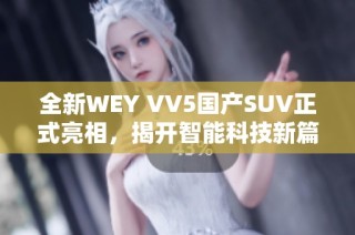 全新WEY VV5国产SUV正式亮相，揭开智能科技新篇章