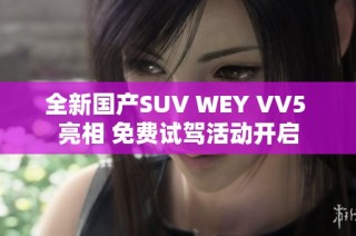 全新国产SUV WEY VV5 亮相 免费试驾活动开启