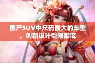 国产SUV中尺码最大的车型，创新设计引领潮流