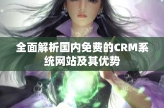 全面解析国内免费的CRM系统网站及其优势