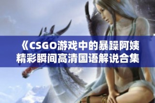 《CSGO游戏中的暴躁阿姨精彩瞬间高清国语解说合集》