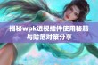 揭秘wpk透视插件使用秘籍与防范对策分享