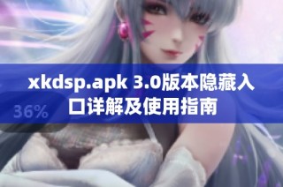 xkdsp.apk 3.0版本隐藏入口详解及使用指南