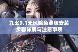 九幺9.1无风险免费版安装步骤详解与注意事项