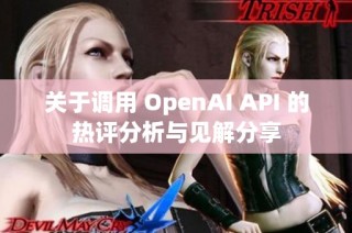 关于调用 OpenAI API 的热评分析与见解分享