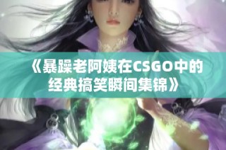 《暴躁老阿姨在CSGO中的经典搞笑瞬间集锦》