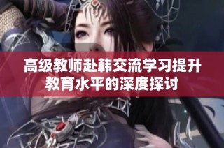 高级教师赴韩交流学习提升教育水平的深度探讨