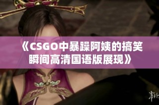 《CSGO中暴躁阿姨的搞笑瞬间高清国语版展现》