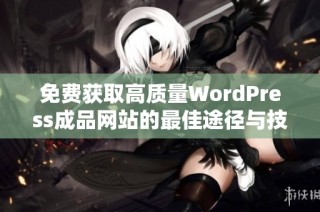 免费获取高质量WordPress成品网站的最佳途径与技巧