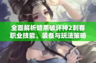 全面解析暗黑破坏神2刺客职业技能、装备与玩法策略