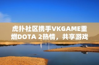 虎扑社区携手VKGAME重燃DOTA 2热情，共享游戏乐趣