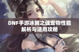 DNF手游冰翼之魂宠物性能解析与适用攻略