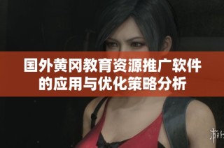 国外黄冈教育资源推广软件的应用与优化策略分析