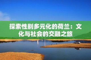 探索性别多元化的荷兰：文化与社会的交融之旅