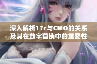 深入解析17c与CMO的关系及其在数字营销中的重要性和应用