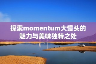 探索momentum大馒头的魅力与美味独特之处