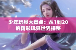 少年玩具大盘点：从1到20的精彩玩具世界探秘