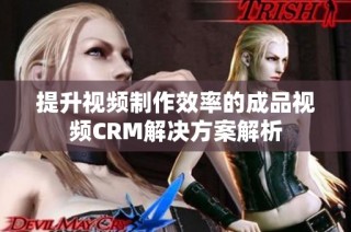 提升视频制作效率的成品视频CRM解决方案解析