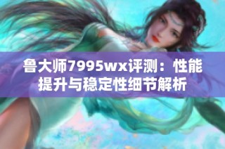 鲁大师7995wx评测：性能提升与稳定性细节解析